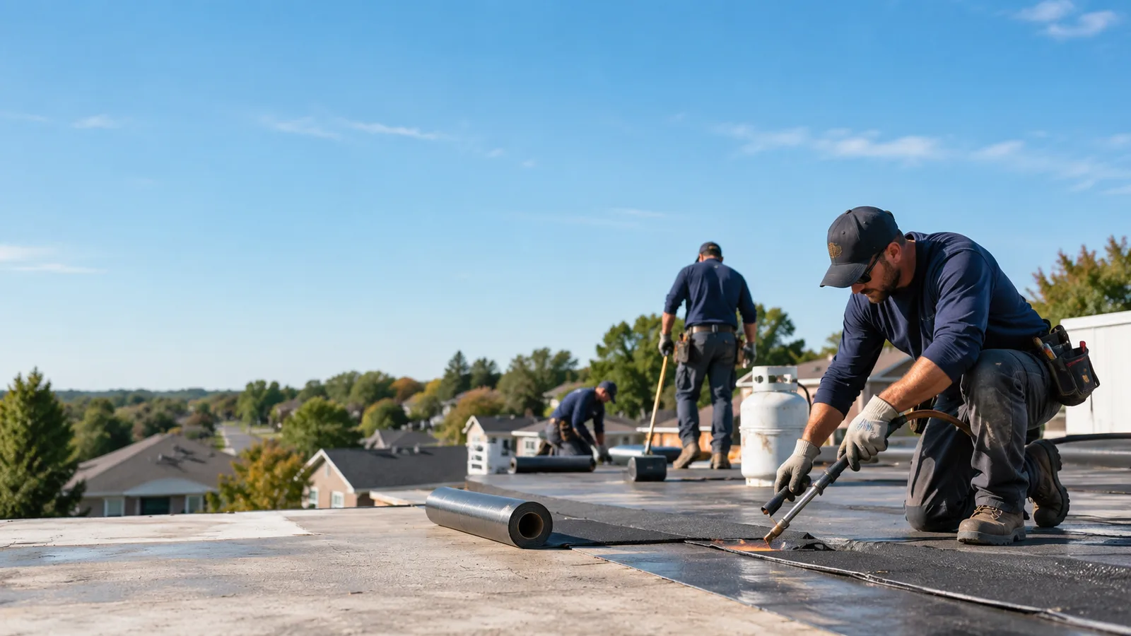 Flat Roof Leak Repair providers in Bingham, IL